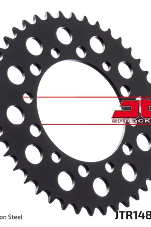 Goedkoop JT SPROCKETS - REAR STEEL 42T, 520 - Sprockets - Compatibel met Kawasaki